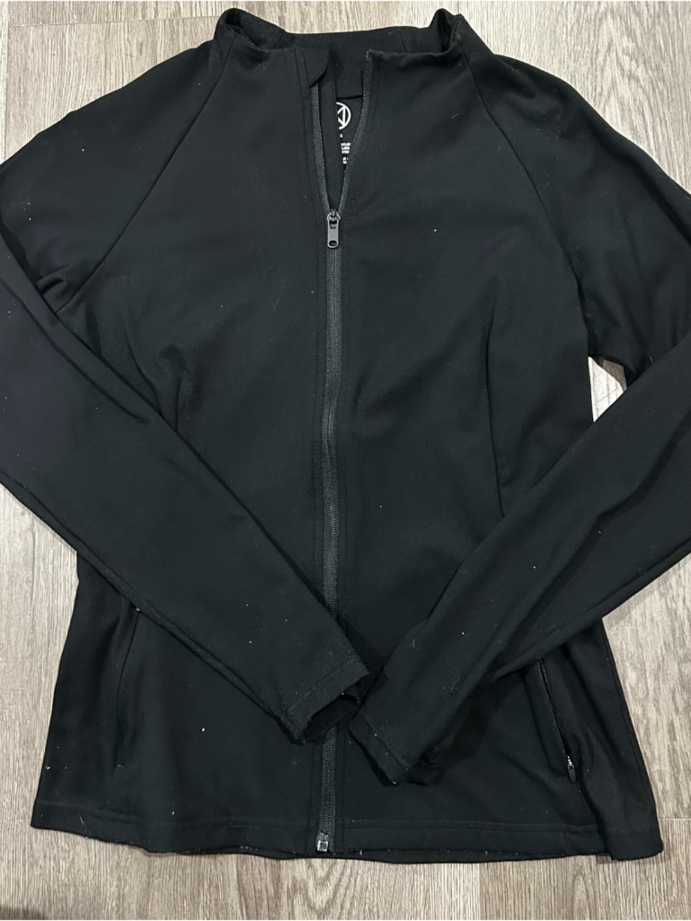 Black Full-Zip Women's Jacket - Athletic Style
